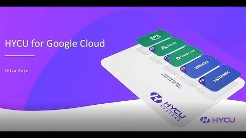 Hycu Data Backup as a Service, Ransomware Recovery