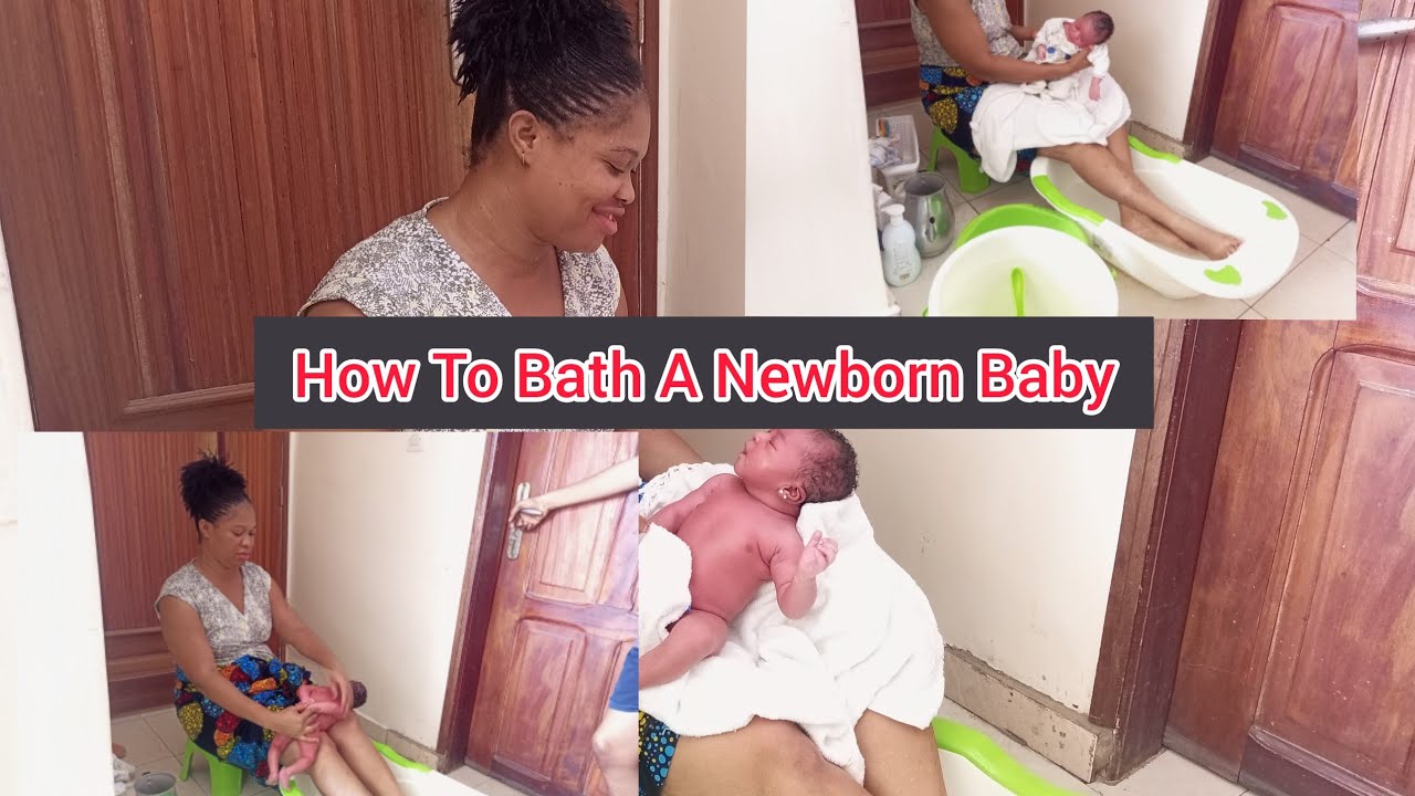How To Bath A Newborn Baby easily & safely bathing A Newborn baby