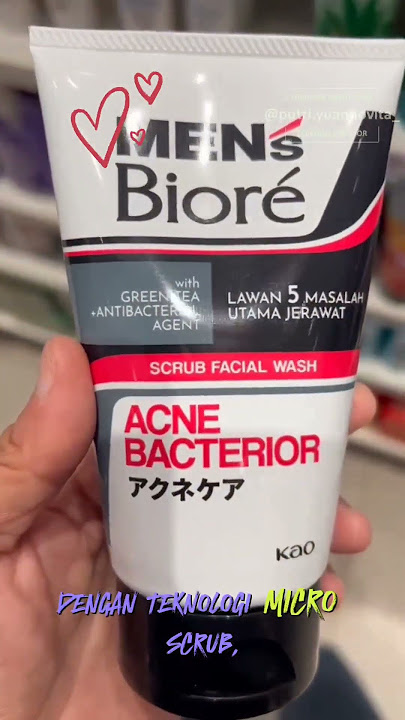Men’s Biore Micro Scrub #shortvideo #shotrs #skincare