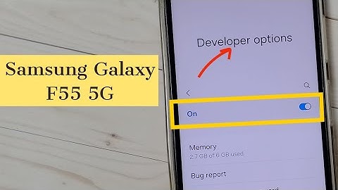 Samsung Galaxy F55 5G : How to Enable / Disable Developer Options