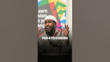 How Much Should One Sleep? - By Ustadh Abdur Rahman Hasan #Shorts