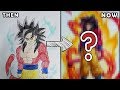 [REDRAW] Goku Super Saiyan 4 Unyielding Power | THEN AND NOW