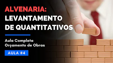Como fazer levantamento de alvenaria?