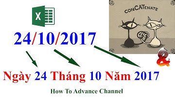 Hàm CONCATENATE & | Cách Ghép Nối Chuỗi Text Ngày Tháng Trong Excel