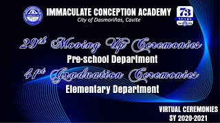 Pre-School & Elementary Department Virtual Ceremonies 2021