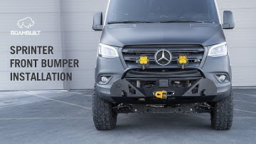 2019-2024 Mercedes Sprinter Low-Pro Front Bumper - Installation