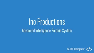 [SA:MP] Advanced Intelligence Zombie System