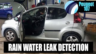 Peugeot 107 2013 | Water Leaks Found | #PeugeotWaterLeaks
