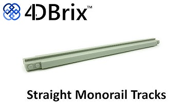 Straight Tracks for LEGO® Monorail Trains
