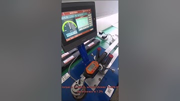 The SUG digital torque wrench accuracy test in factory