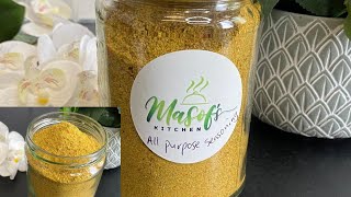 Homemade All Purpose Seasoning Recipe//Detailed Recipe//NO MSG @MasofsKitchen