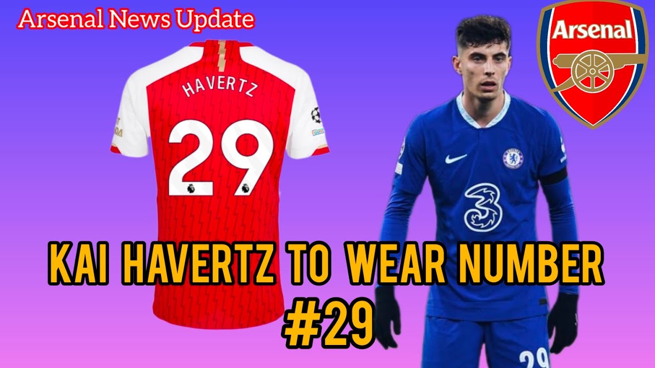 アーセナル 2023-2024 Havertz 29 adidas Arsenal Away Havertz 29 Shirt 2023-2024 (Premier League)