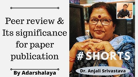 Peer review & its significance for research paper publication #research#shorts