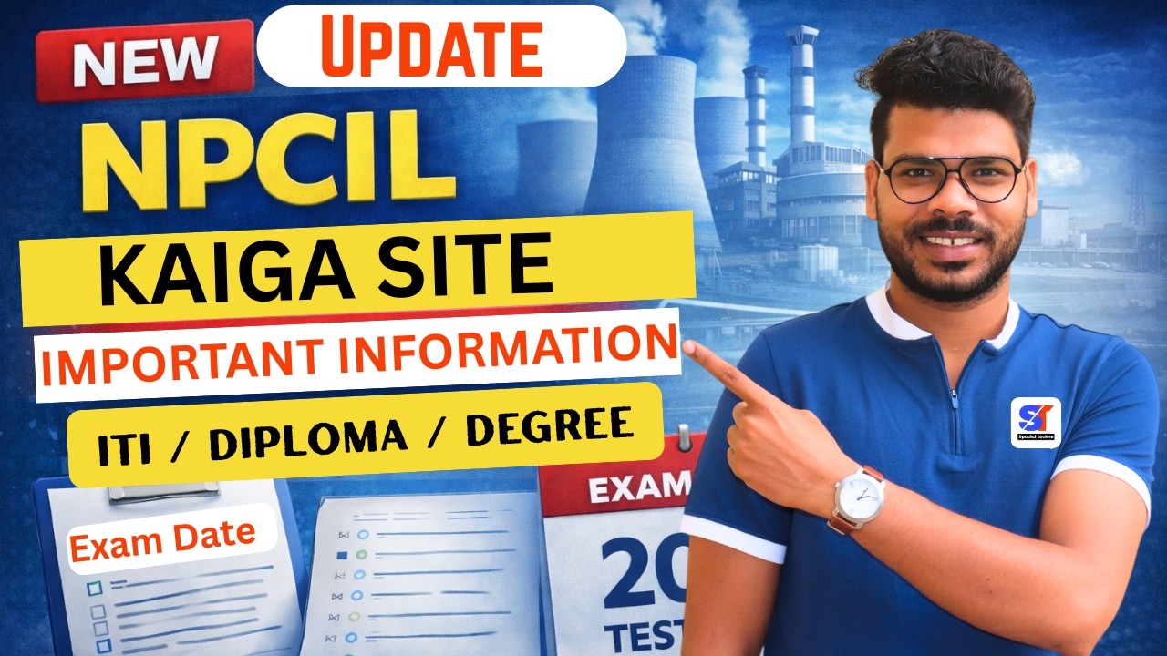 NPCIL Kaiga Site Big Update 💥 ITI / Diploma / Degree Latest News