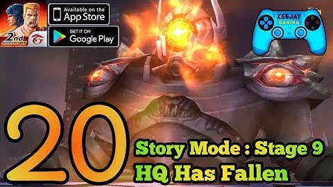Garena Contra Returns | Android Walkthrough Gameplay | Story Mode | Stage 9 : HQ Has Fallen