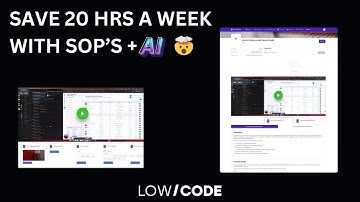 Save 20 hrs a week with a custom internal dashboard for SOPs with AI transcripts