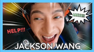 When Jackson Wang gets scared