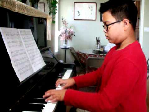 Eric play Sonatina by Erkki Melartin