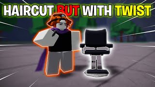 HAIRCUTTING PLAYERS But There is One Twist With it | The Strongest Battlegrounds ROBLOX