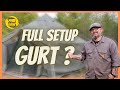 US Issue GP Small Tent AKA the (GURT) Government Yurt | FULL SETUP almost a one person job