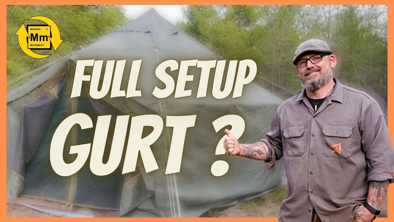 Небольшая палатка GP американского образца, также известная как правительственная юрта (GURT) | П...