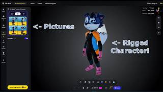 Creating Rigged 3D Characters from Just a Few Screenshots