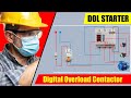 digital overload contactor wiring | dol starter