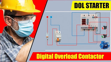 digital overload contactor wiring | dol starter
