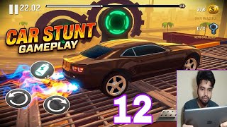 Car Stunt Game Walkthrough Part 12 | Stunt car Extreme Gameplay | Racing Track Challenge
