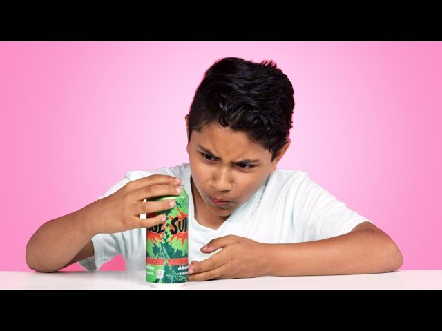 Children Try Snacks From The 1990's