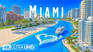 [4K] Miami 2026 🇺🇸 Explore Atlantic Beaches in Stunning Drone Footage with Deep House Chill