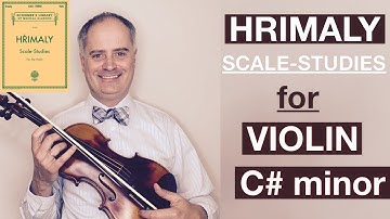 J. Hrimaly Scale-Studies for the Violin - C sharp minor
