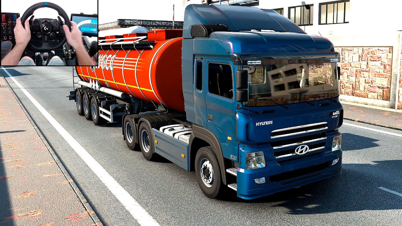 SISU C600 Farm Tractor Transport, Euro Truck Simulator 2, Logitech G923  Gameplay