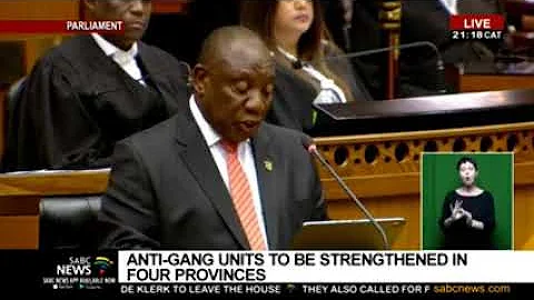 #SONA2020 President Ramaphosa on Gender-based Violence