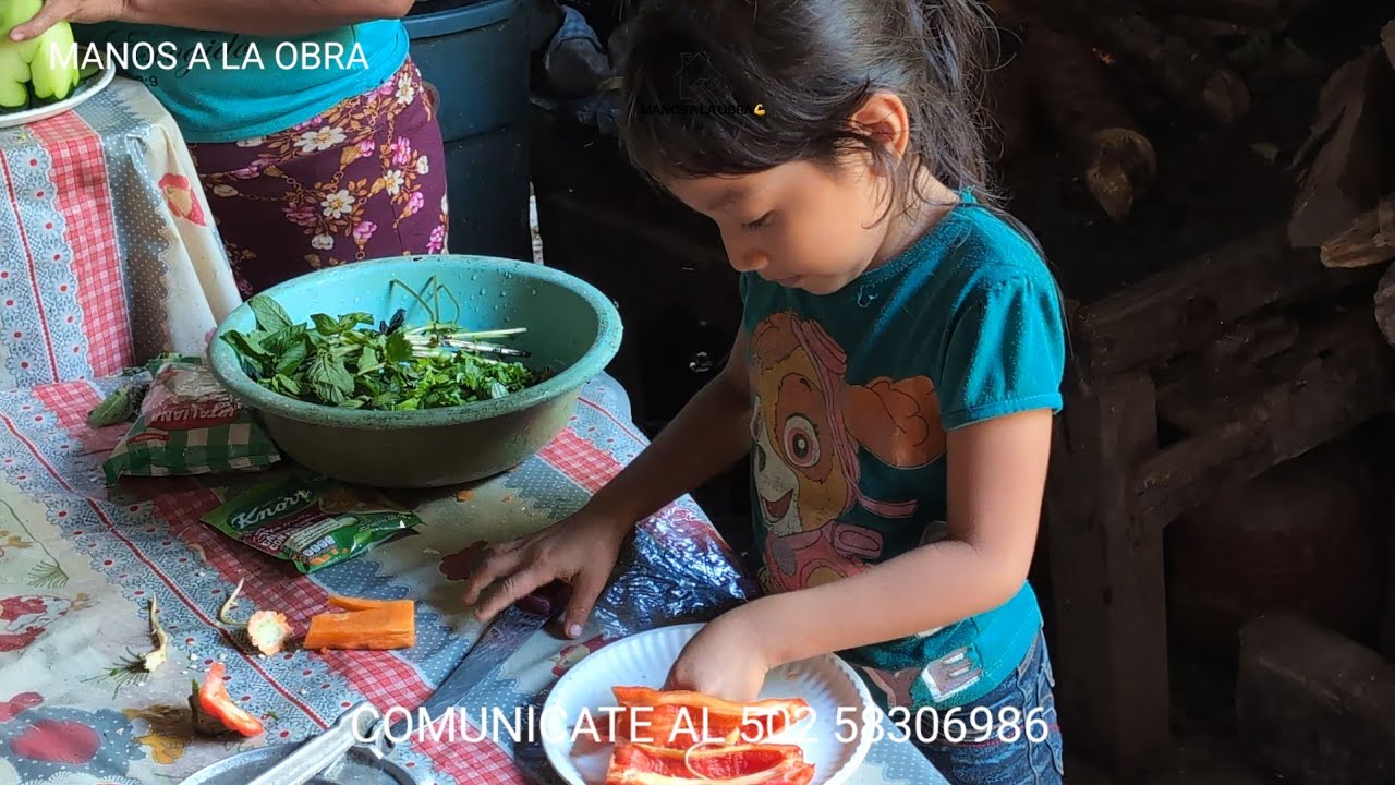 Me toca duro tener que mantener a mis hijos. Conocimos ala madre de estos pequeños. Amilcar; Juanita