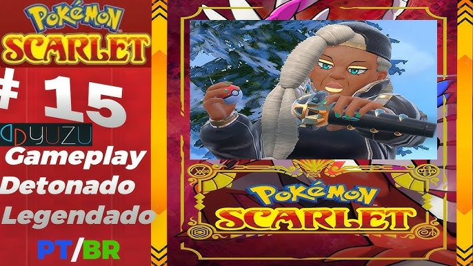 Pokémon SCARLET #14 -🤖 5° Ginásio, Yuzu Emulador de Switch