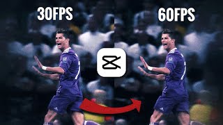 Convert 30FPS to 60 FPS video in Capcut (Smooth slow motion￼) screenshot 2