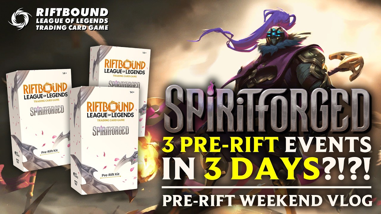 3 Pre-Rift Events in 3 Days!? | Riftbound Spiritforged Pre-Rift Event ...