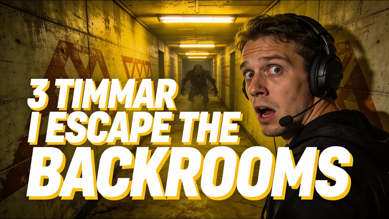 Vi fastnade 3 timmar i the BACKROOMS