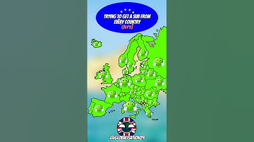 Trying to get a sub from every country (day 8) #geographythroughmaps #europe #geography #mapper