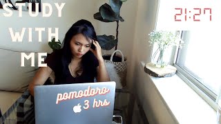 Pomodoro Study with me for 3 hours lofi Music with Timer | Study Buddy | Study Motivation