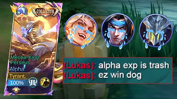 85% AUTO DELETE THIS NEW ALPHA TRUE DAMAGE BUILD WILL DESTROY EVERY EXP HEROES!! - Mobile Legends