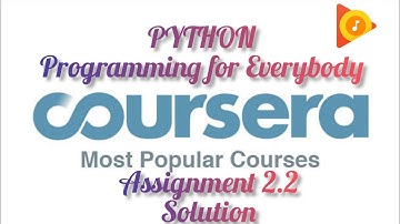 Coursera: Programming For Everybody Assignment 2.2 solution |Python for Everybody Exercise 2.2 sol.