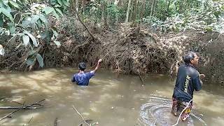 Keseruan mencari ikan dimusim kemarau, Nirok Nanggok urng belitong