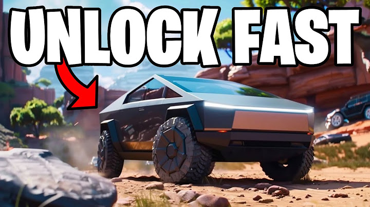 FASTEST Way to UNLOCK The FREE Tesla Cybertruck in Fortnite!