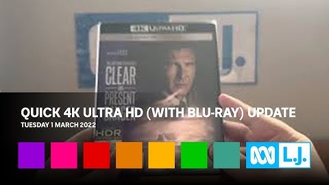 Quick 4K Ultra HD (with Blu-Ray) Update - Tuesday 1 March 2022
