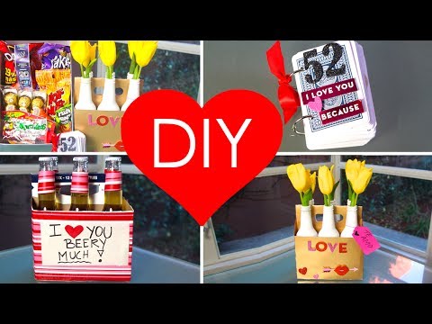 DIY- 4 REGALOS ORIGINALES Y FACILES PARA SAN VALETIN