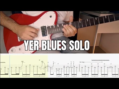AWESOME Clapton solo // Yer blues Guitar Solo The Dirty Mac 🎸 With TAB
