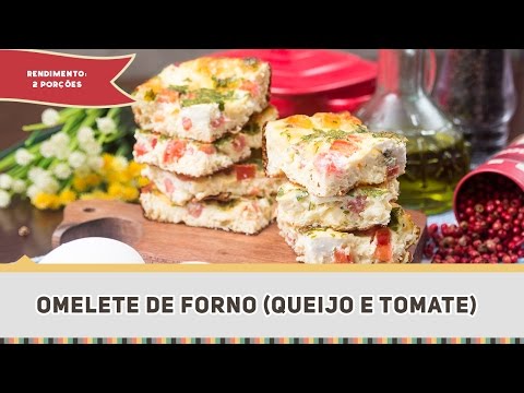 Omelete de Forno (Queijo e Tomate) - Receitas de Minuto EXPRESS #235