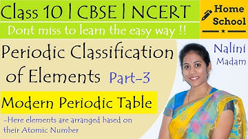 𝐏𝐞𝐫𝐢𝐨𝐝𝐢𝐜 𝐂𝐥𝐚𝐬𝐬𝐢𝐟𝐢𝐜𝐚𝐭𝐢𝐨𝐧 𝐨𝐟 𝐄𝐥𝐞𝐦𝐞𝐧𝐭𝐬 𝐂𝐥𝐚𝐬𝐬 𝟏𝟎 𝐂𝐡𝐞𝐦𝐢𝐬𝐭𝐫𝐲 𝐍𝐂𝐄𝐑𝐓 𝐂𝐁𝐒𝐄 𝐏𝐚𝐫𝐭-3